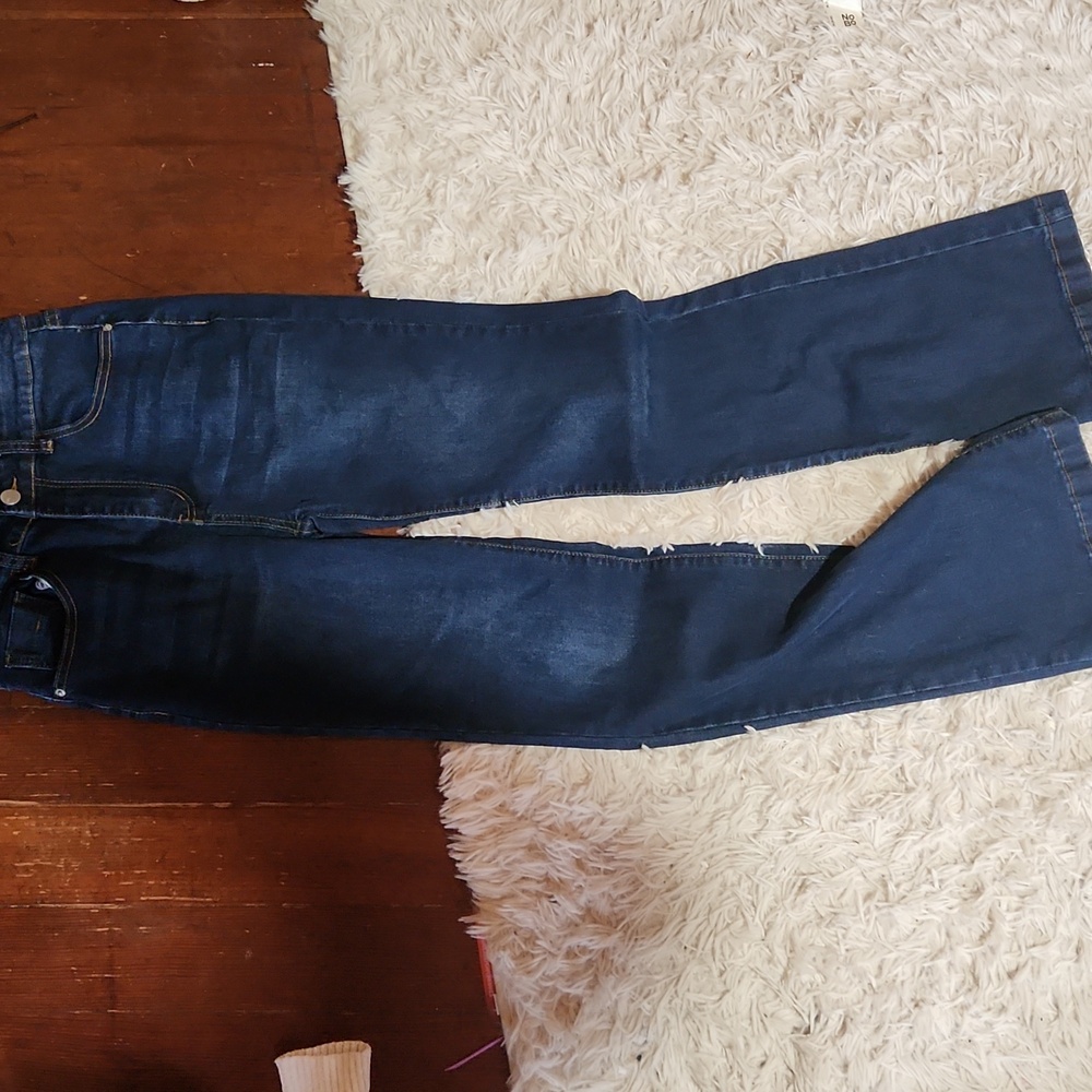 Dark Wash Jeans Shein